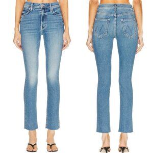 Mother Mid Rise Dazzler Ankle Fray Jeans Size 31 In Riding the Cliffside Wash